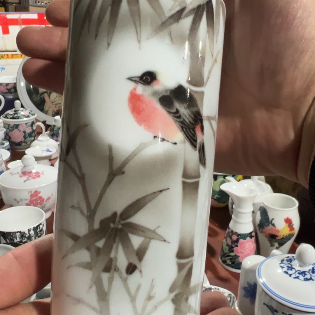 醴陵厂瓷微瑕慎拍