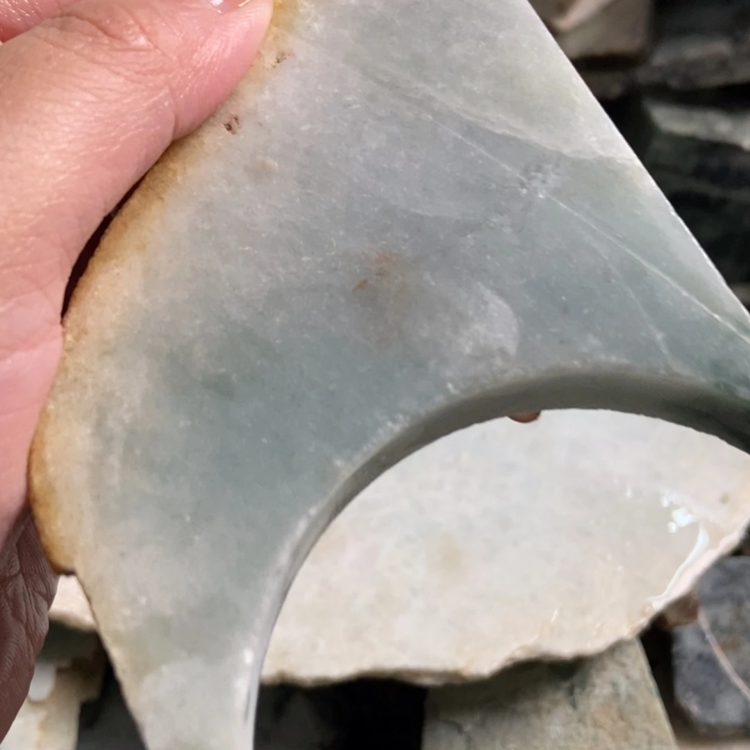 翡翠未镶嵌挂件天然翡翠