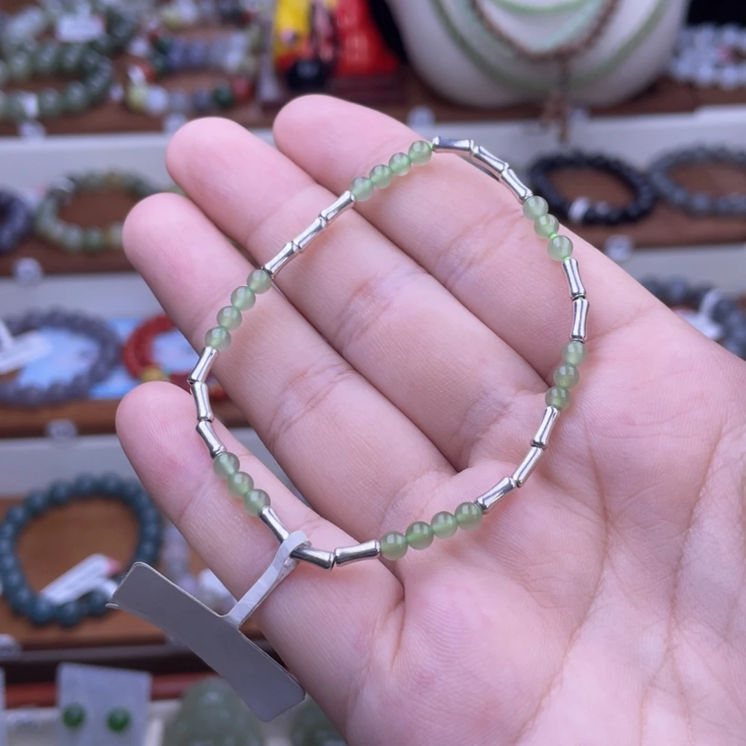未镶嵌手串和田玉和田玉4mm