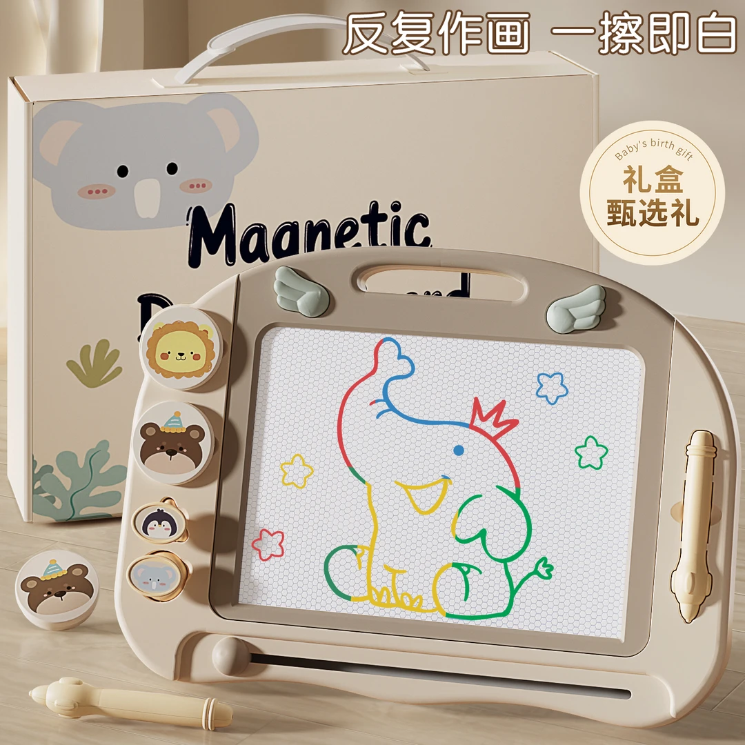 儿童画板家用磁性力可消除擦写字板1岁宝宝2涂鸦画画玩具生日礼物