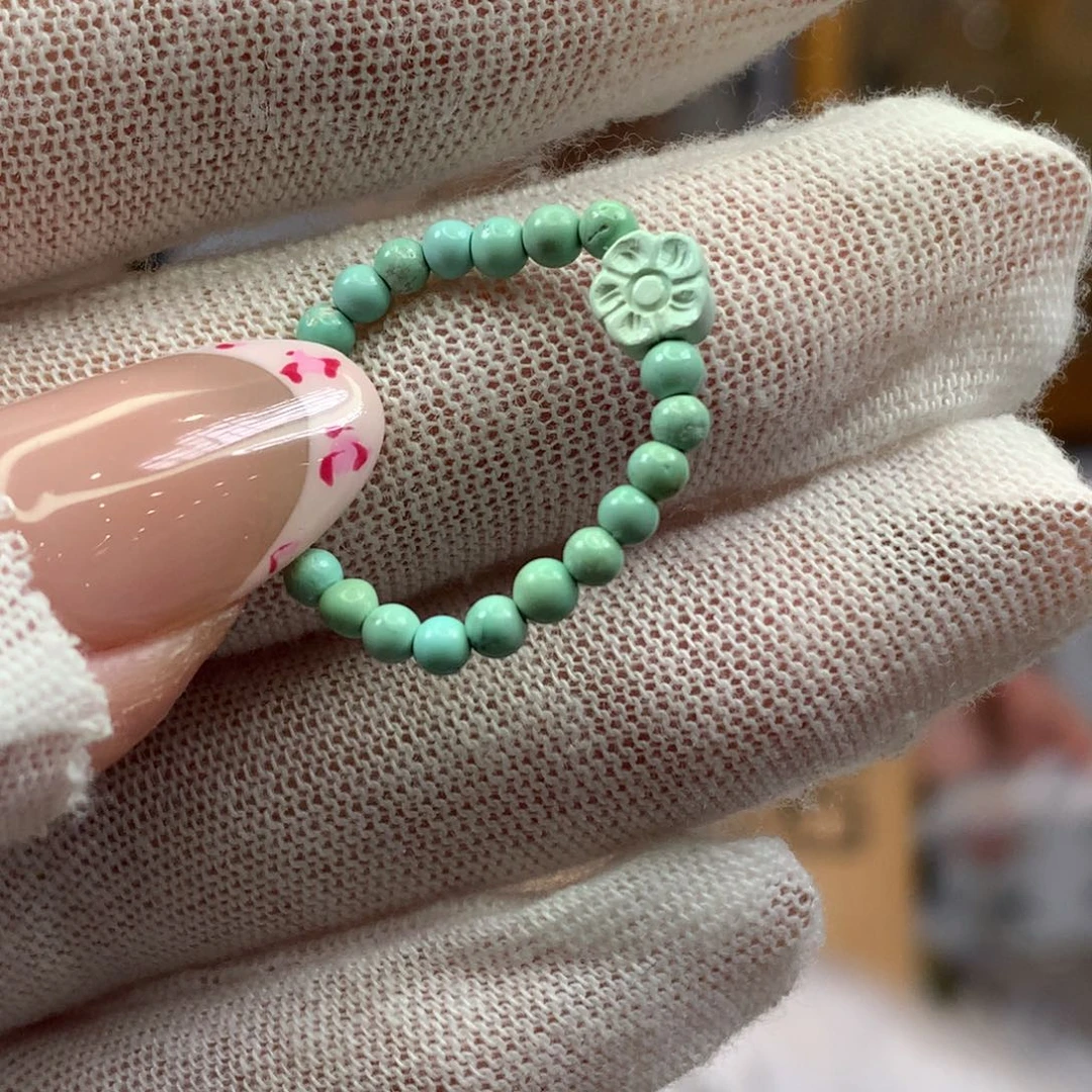 绿松石未镶嵌挂件