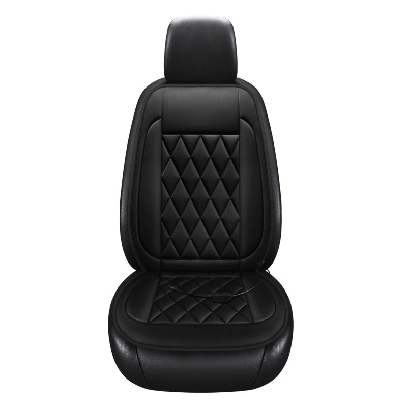 加热汽车坐垫冬季保暖汽车座垫靠背加厚多档调节内饰用品新款批发