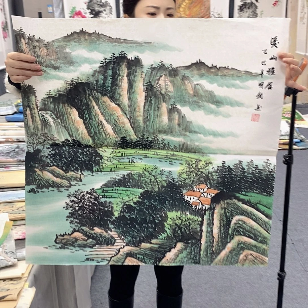 国画国画手绘作品