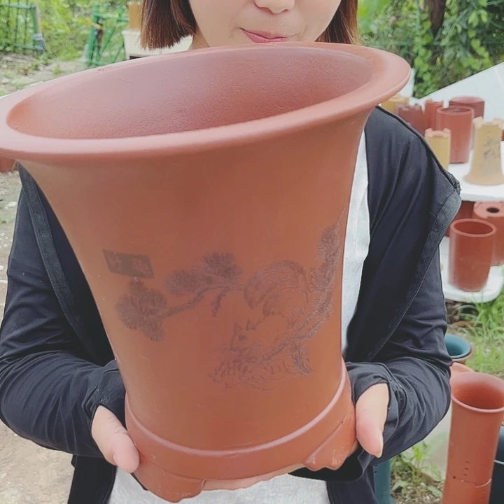 紫砂花盆宜兴紫砂精品花盆