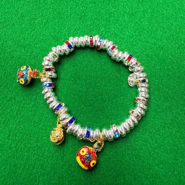 足银小铺实心精品手饰  银色手链无礼盒YZ055