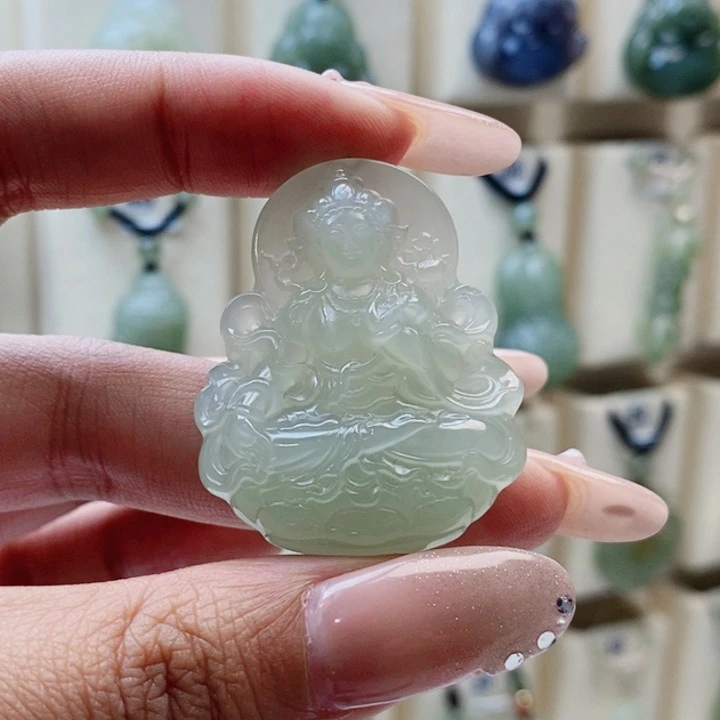 影***、和田玉未镶嵌颈饰