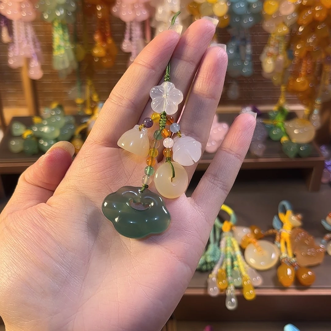 玛瑙/玉髓未镶嵌车挂