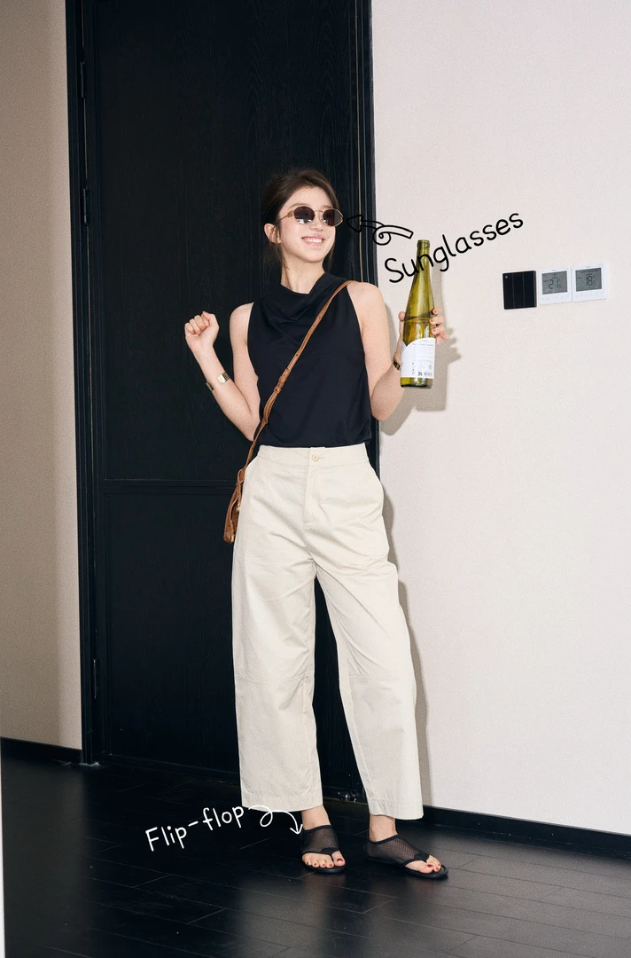 “胡萝卜裤”｜复古纯棉茧形显瘦宽松休闲裤通勤日常百搭时尚九分裤