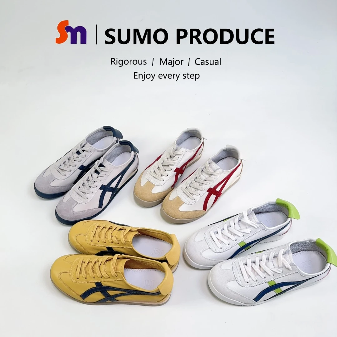 素陌定制牦牛皮阿甘女真皮透气休闲百搭平底明星同款百搭鞋子5888