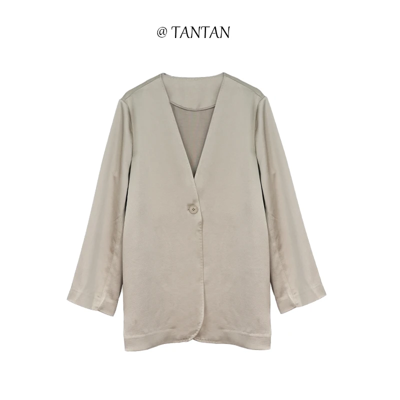 TANTAN  100醋酸时尚百搭西装783