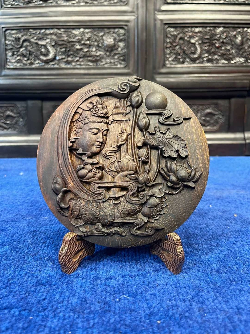 【梦想珍藏】RRL32700 童子拜观音 沉香木（多样性发货）