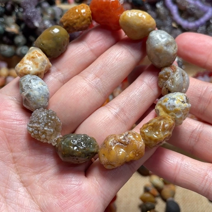 玛瑙/玉髓合金手链