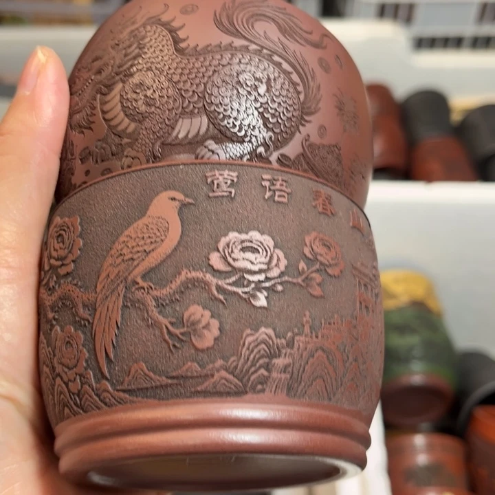 笑***生紫砂茶杯孤品，孤品，不退换