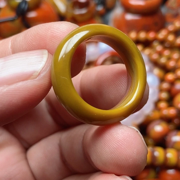 玛瑙/玉髓戒圈未镶嵌