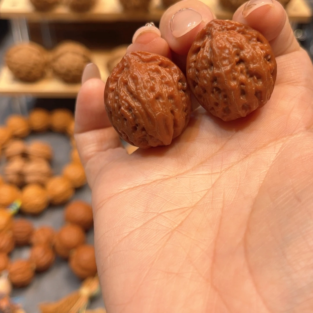 桃核把件娃娃鱼手捻