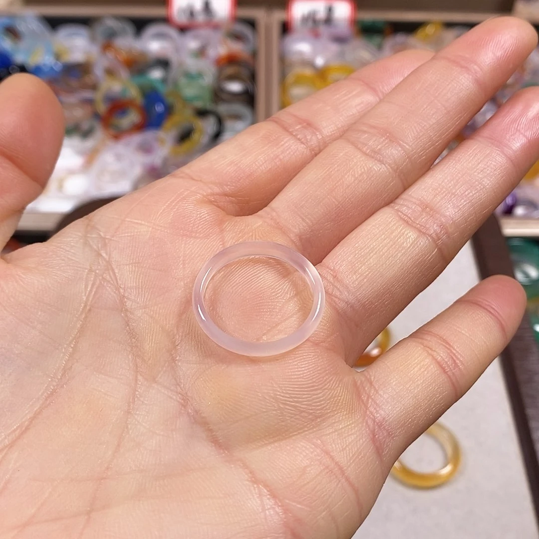 玛瑙/玉髓戒指未镶嵌Y**?