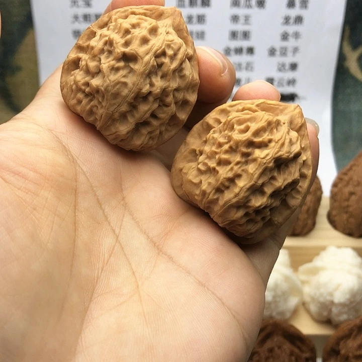 文玩核桃把件北*野果3，37