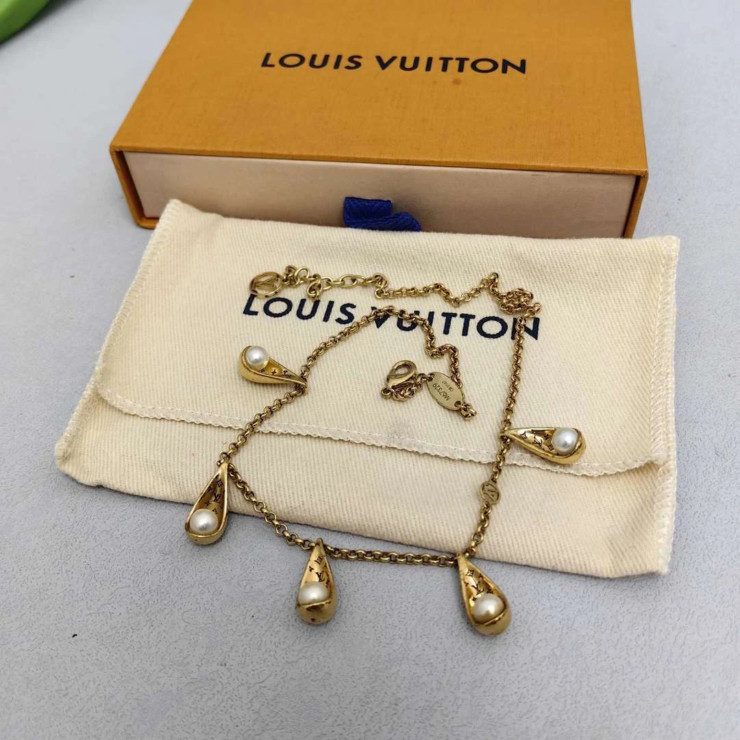 99新 LouisVuitton/路易威登 LV珍珠项链吊坠 11598124