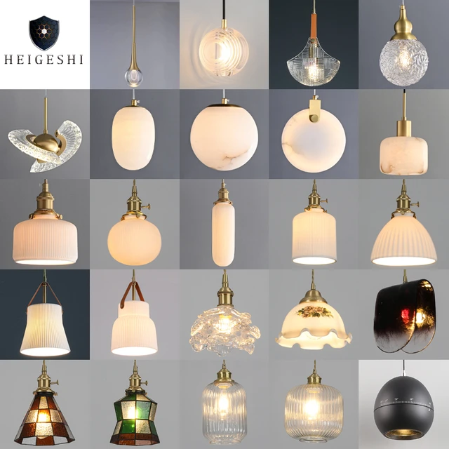 新款床头吊灯简约现代极简主卧卧室高级轻奢网红长吊线单头小吊灯