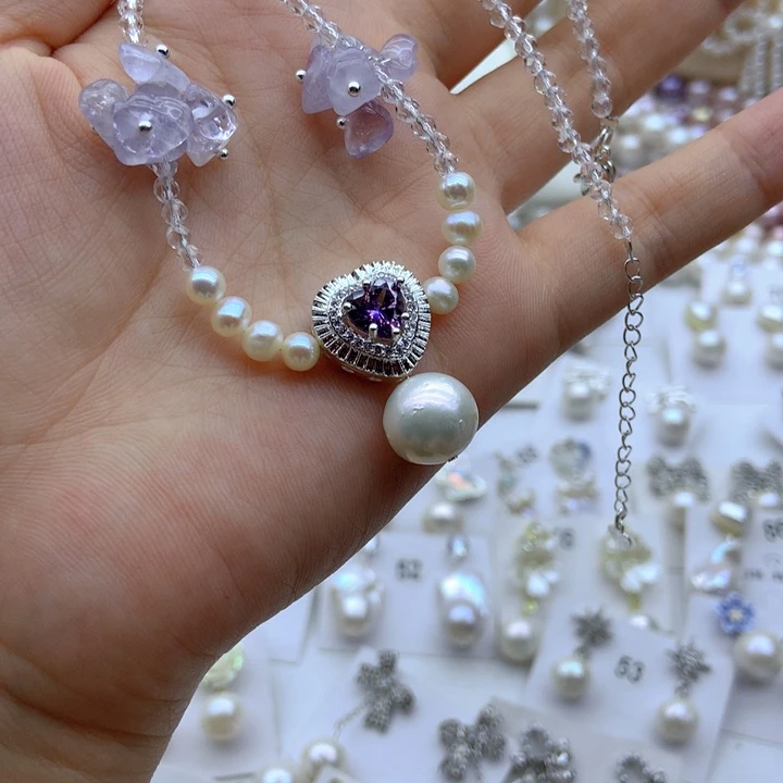 淡水珍珠未镶嵌颈饰