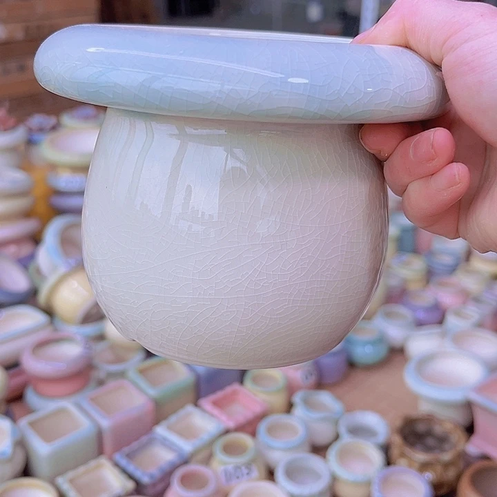 红陶陶瓷花盆当场满12包邮