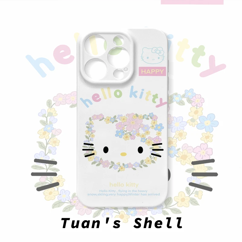 彩色小花kt头菲林软壳适用苹果VIVO华为OPPO小米荣耀一加手机壳