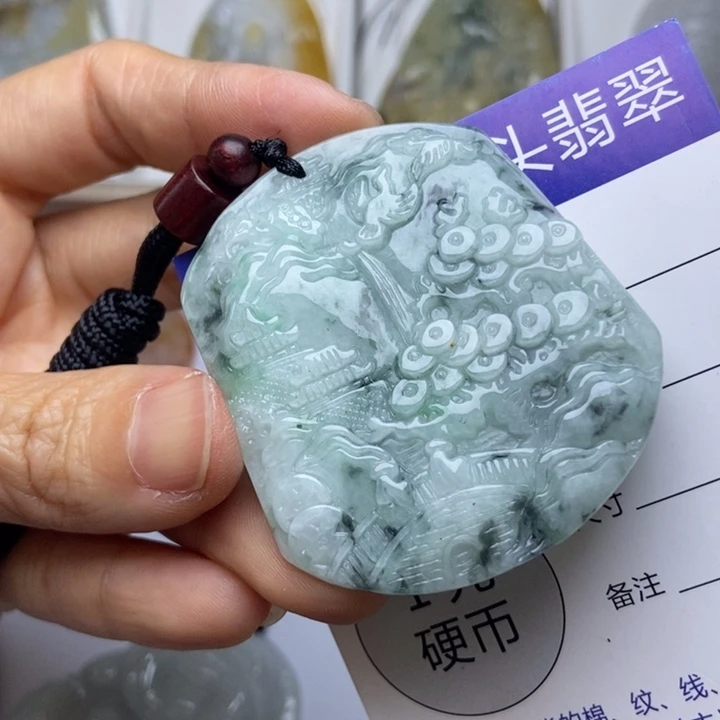 颈饰未镶嵌翡翠翡翠