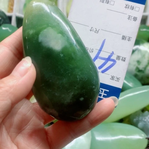 蛇纹石玉未镶嵌手把件