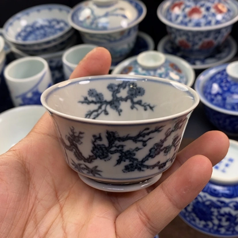 【闪购商品】景德镇青花主人杯