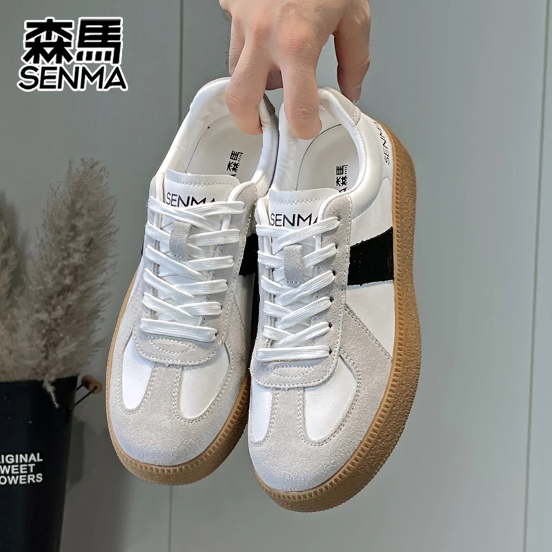 SENMA/森马森马时尚百搭男士德训鞋潮流复古低帮情侣休闲韩版潮鞋
