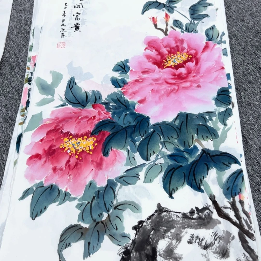 国画国画作品多次在国内外大展