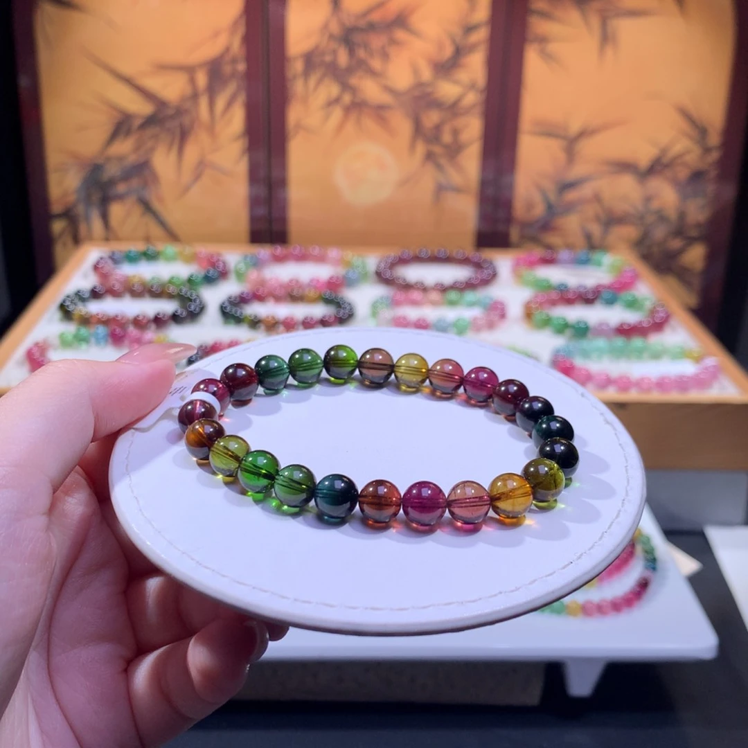 未镶嵌手链碧玺碧玺