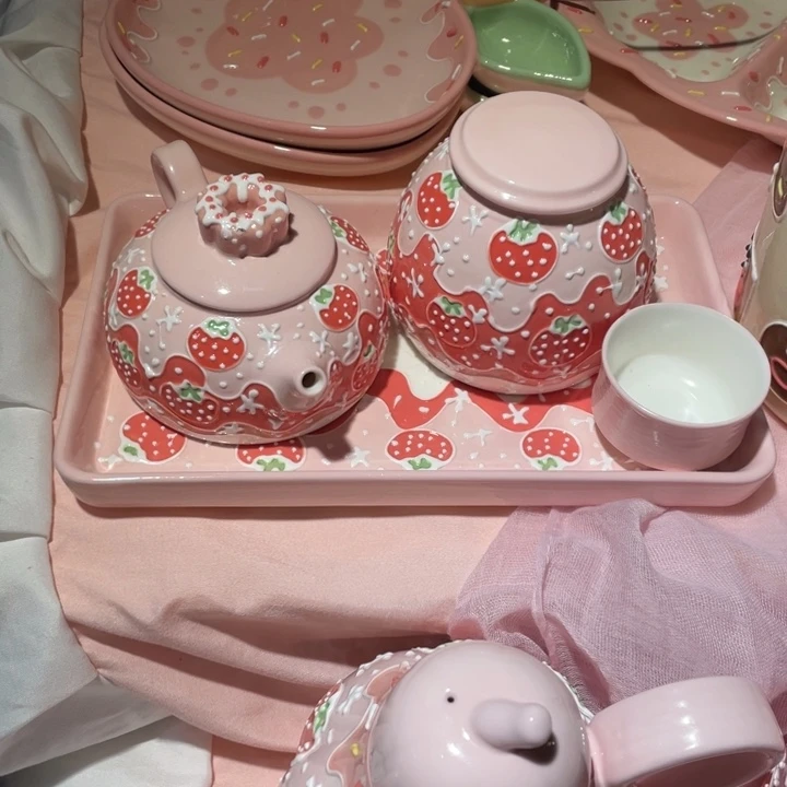 小***果瓷片好看一组陶瓷
