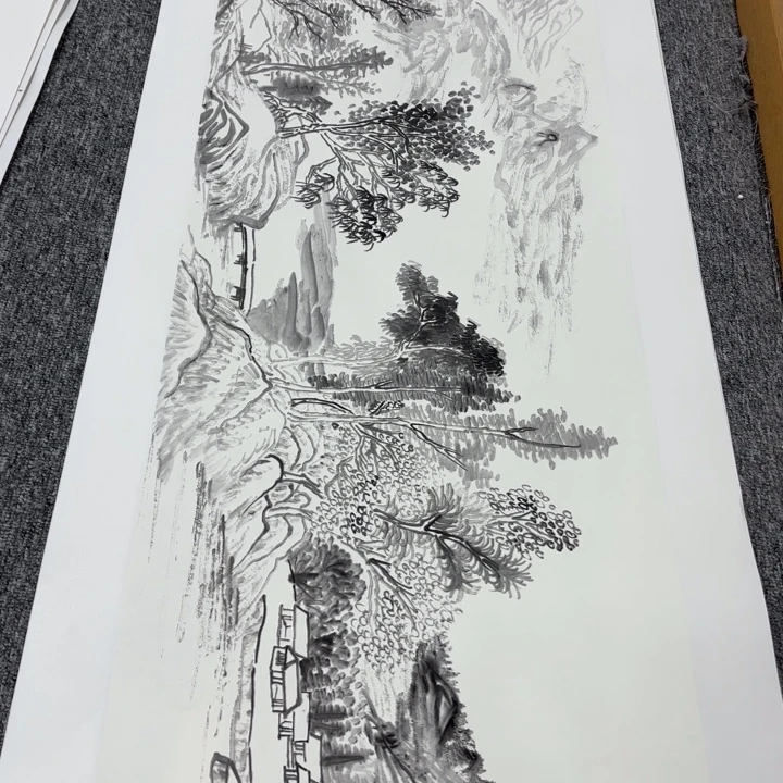 画***家国画绘画作品多次参加全国