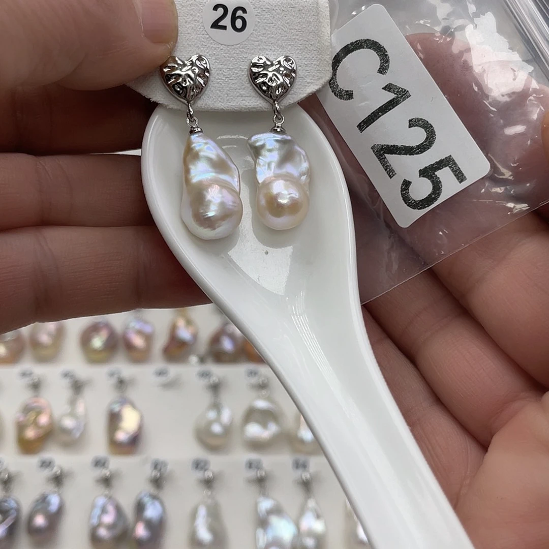 淡水珍珠颈饰银S925镶嵌仧*