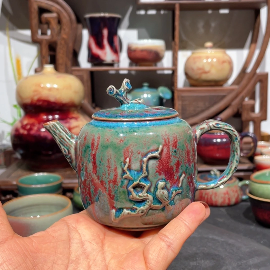 焚***雨中国神后钧瓷茶器