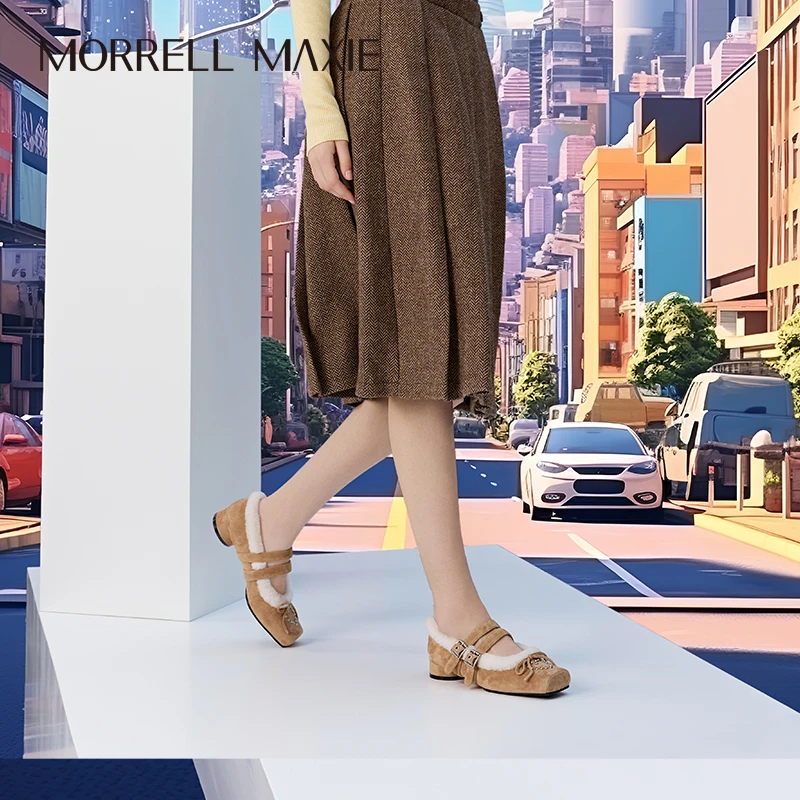 Morrell Maxie时装休闲游牧串珠系带时尚厚底勃肯鞋｜MW253043YL