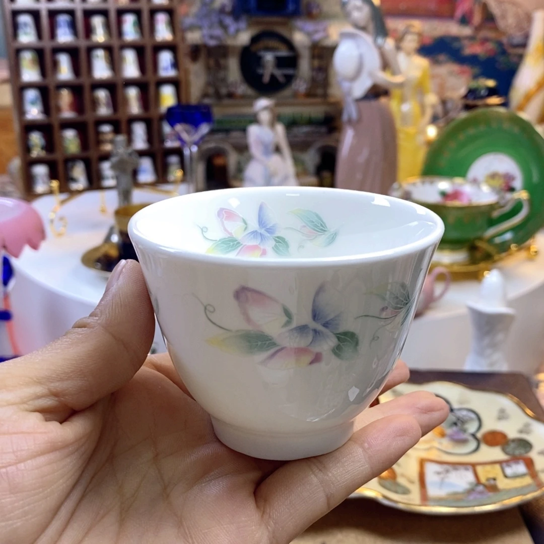 骨瓷安斯利瓷器欧瓷咖啡杯水晶杯