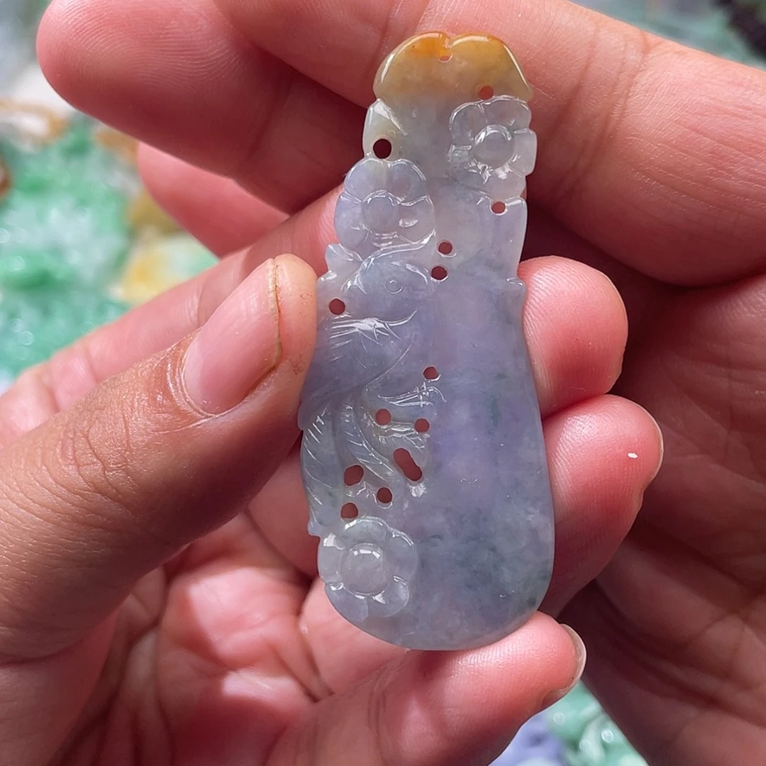 翡翠未镶嵌颈饰翡玉缘翡翠