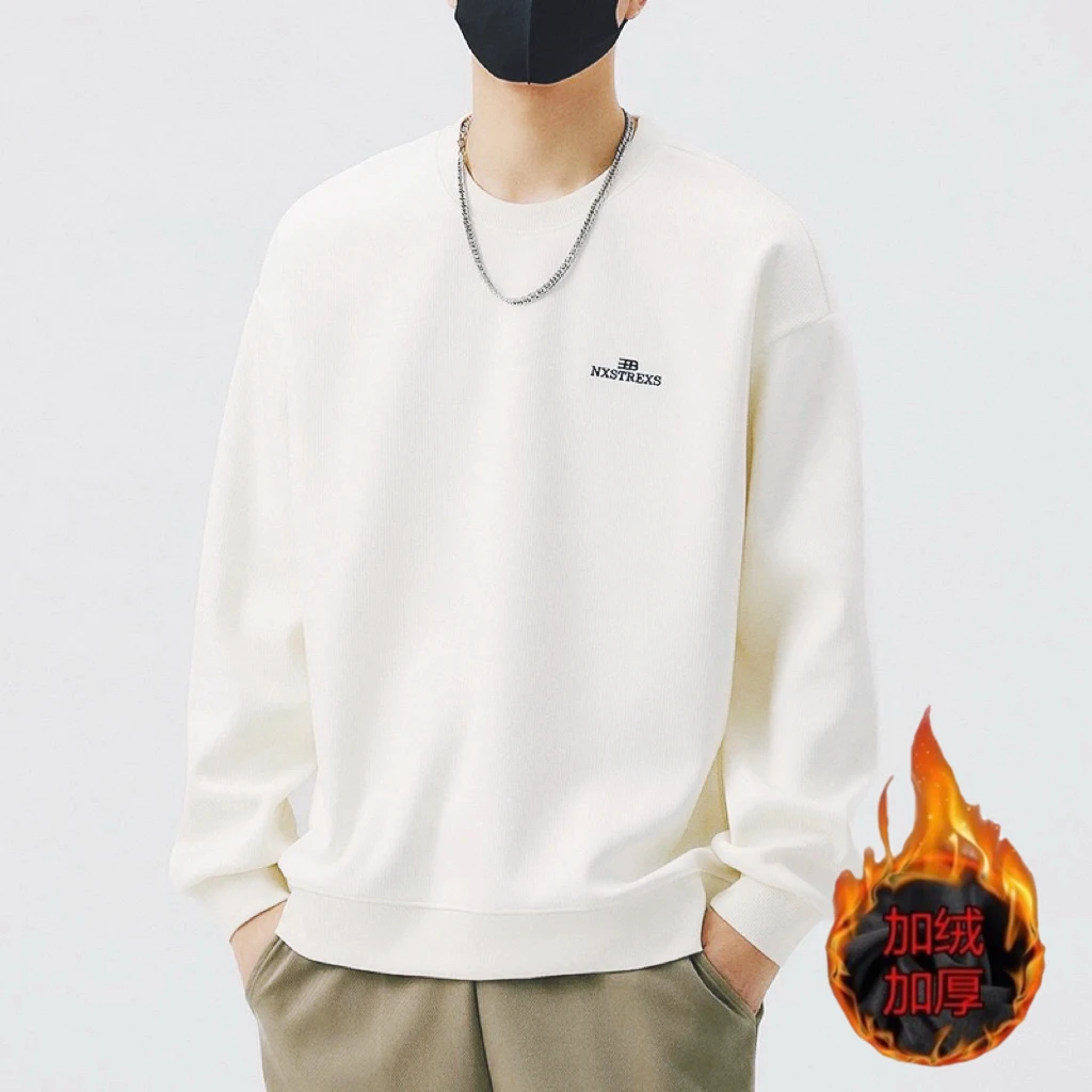 【胸标】潮流休闲套头时尚百搭宽松秋冬款卫衣9978