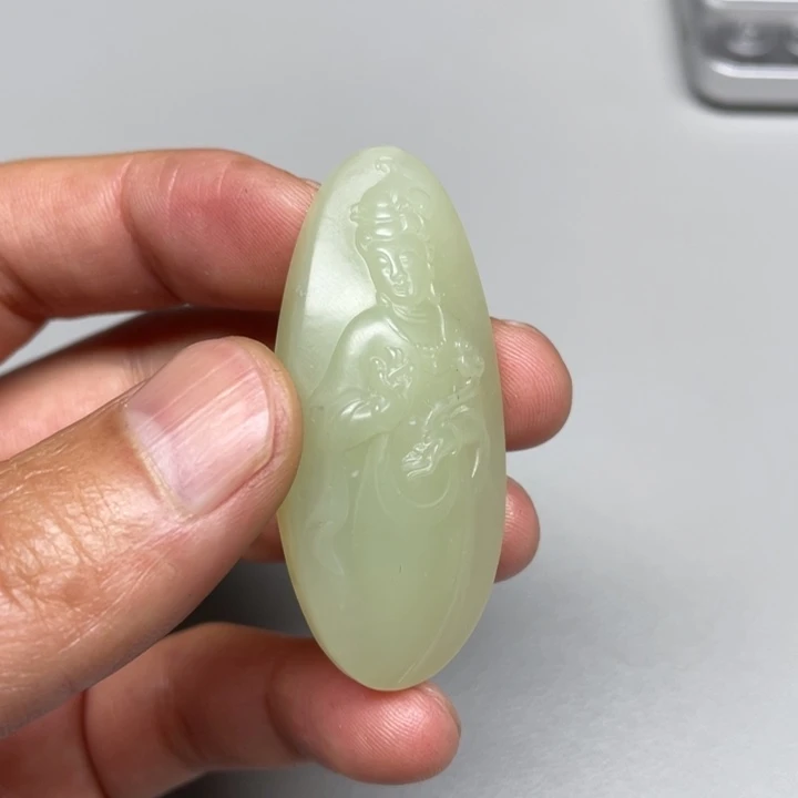 和田玉吊坠(不含链)未镶嵌合**式