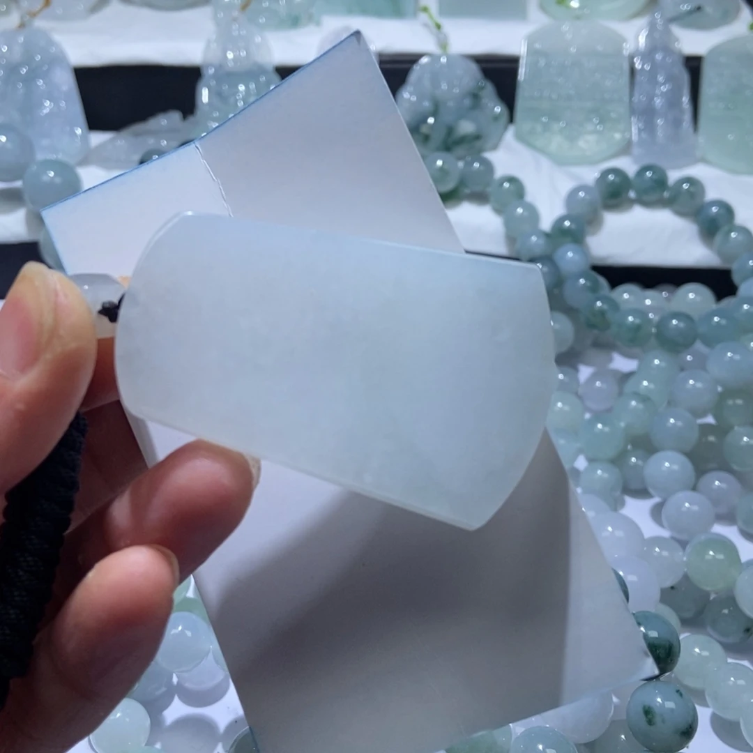 定制翡翠未镶嵌无事牌