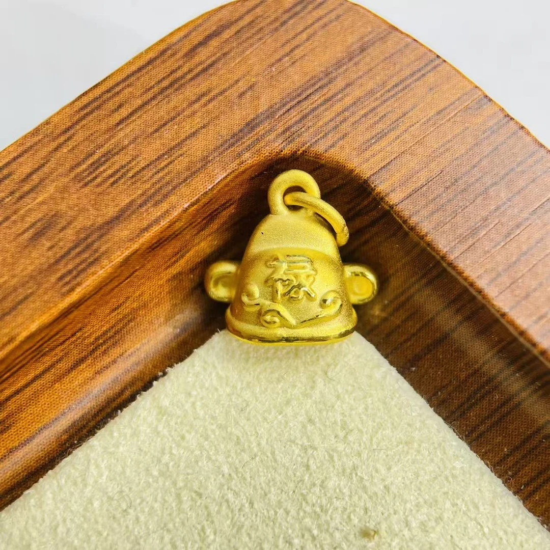 辉通黄金足金999衣冠帽提溜配件DP3155-0970