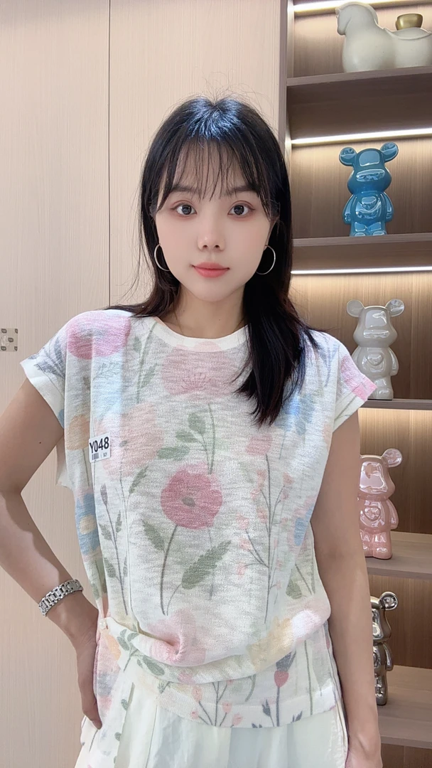 【.Y001--Y200】【嘉嘉】新款温柔系小众设计感百搭气质2025上衣显瘦