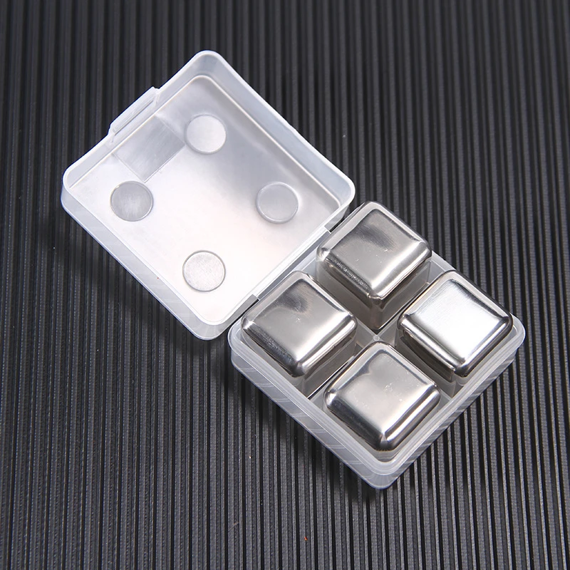 【源头工厂】304不锈钢冰块金属速冻冰粒咖啡红酒威士忌酒吧酒具酒