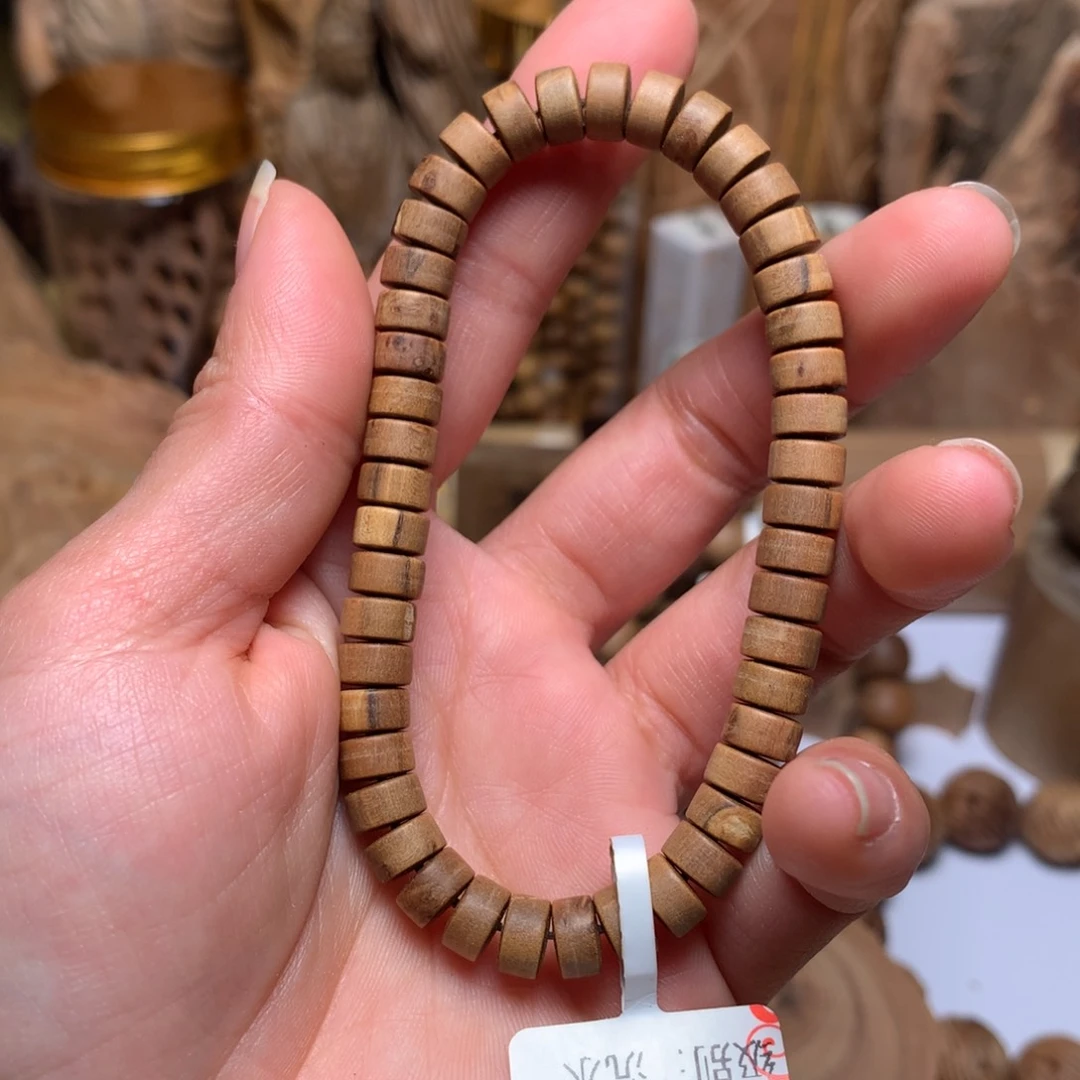 檀香木手串/手链老山檀香药片沉水微瑕