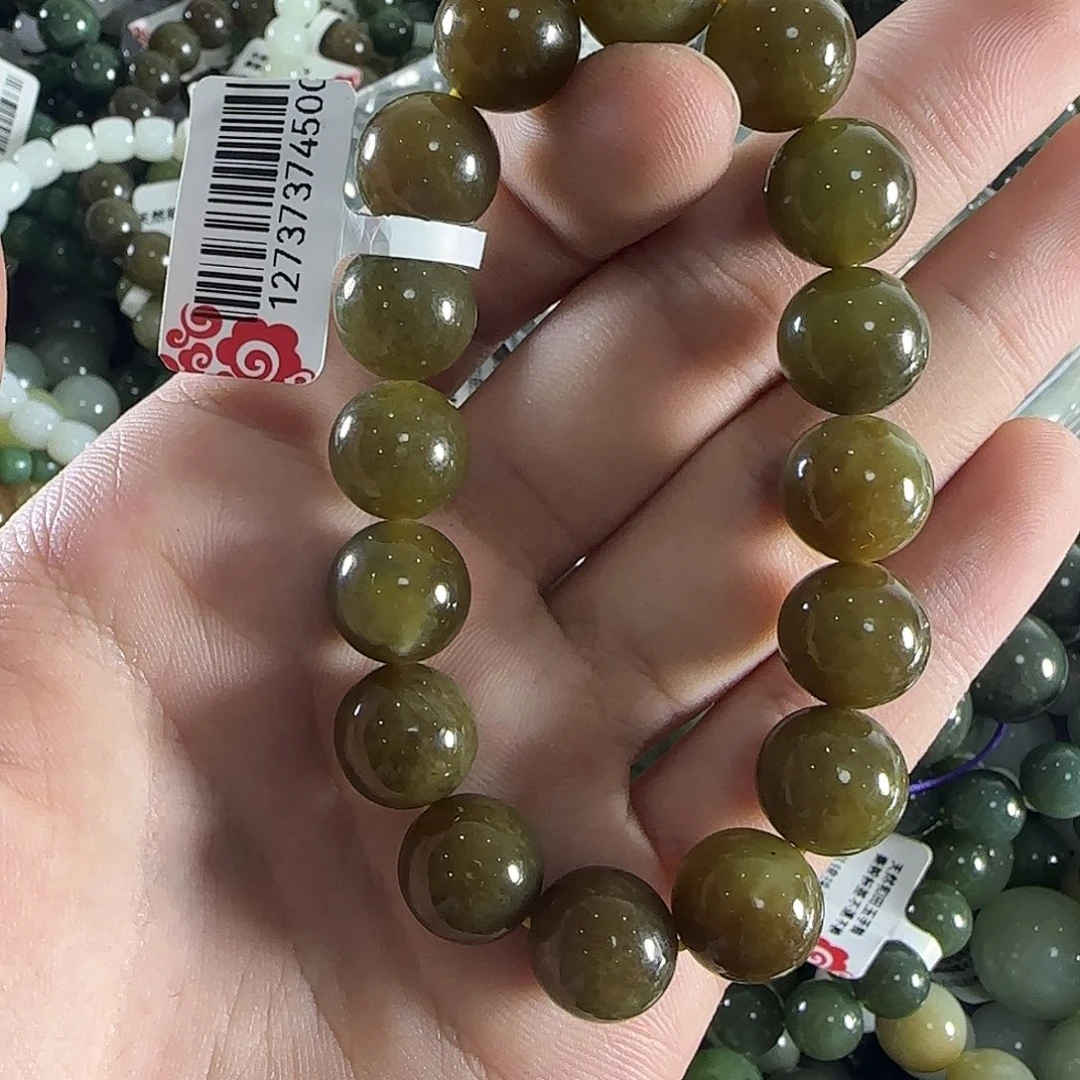 和田玉手链未镶嵌335