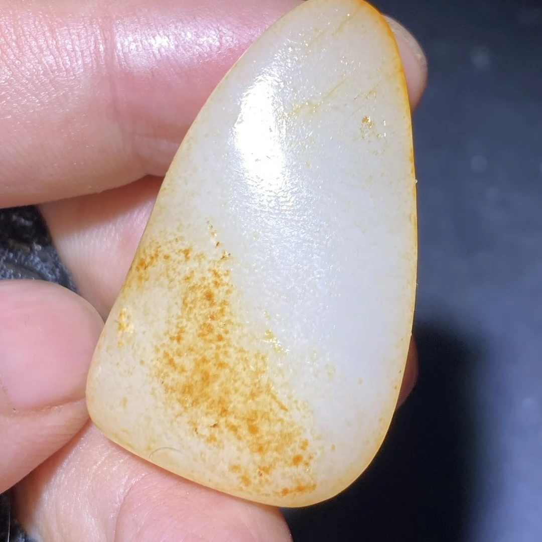 新疆和田籽奇石摆件手把