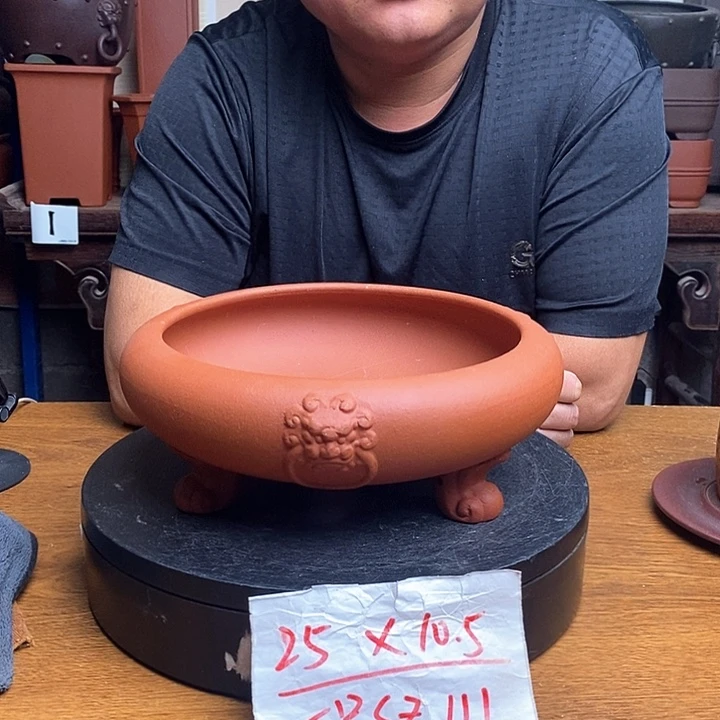 紫砂花盆货号一只SZ111