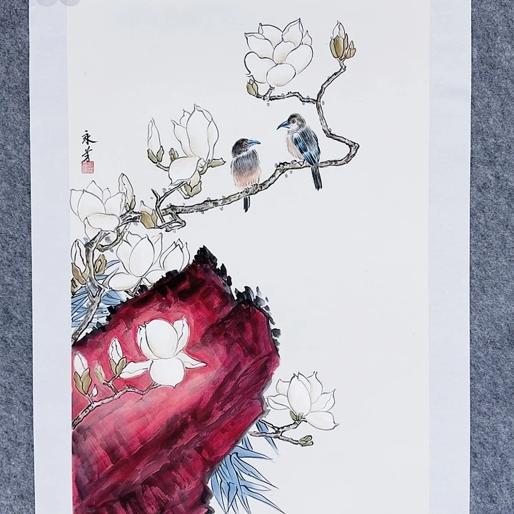 国画花鸟绘画作品